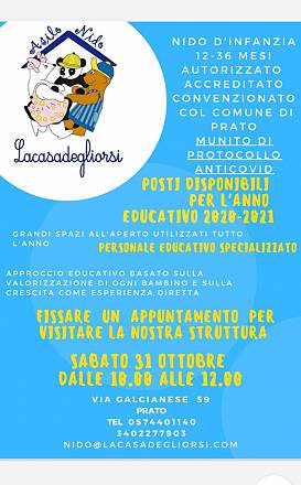 Open day asilo nido la casa degli orsi
